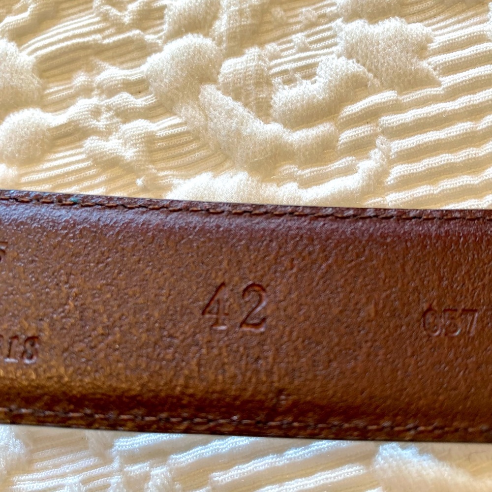 Men's Eddie Bauer Leather Belt - Picture 9 of 10